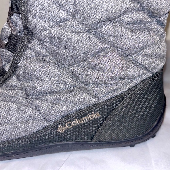 Columbia Mink winter snow boots gray insulated waterproof - Picture 6 of 7